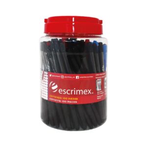 Bolígrafos Escrimex Vitrolero Con 100 Piezas